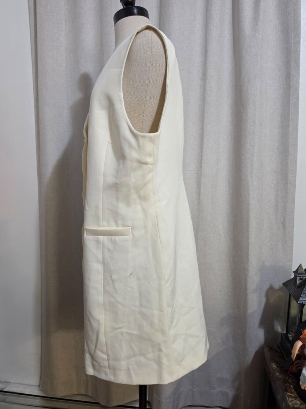 H & M Button up Vest DRESS - Picture 4 of 12
